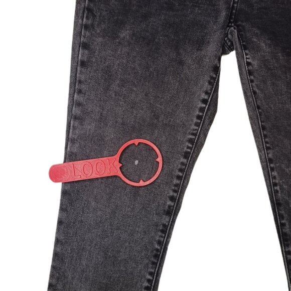 Faded Glory Womens Size 6 Skinny Jeans Black Viscose Blend Stretch Ladies 6 Jean - Picture 4 of 12